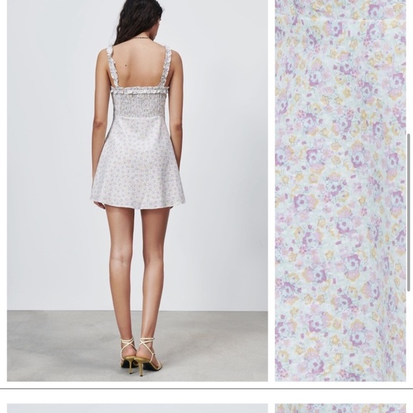 Zara Mini Dress foral - Picture 4 of 7